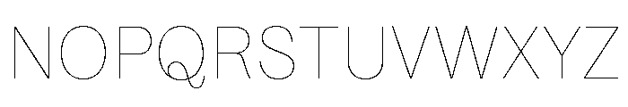 Marr Sans Thin Font UPPERCASE