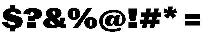 Marr Sans Ultra Black Font OTHER CHARS