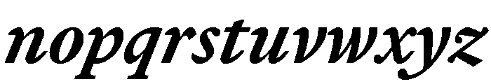 MartinaPlantijn BoldItalic Font LOWERCASE