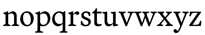 MartinaPlantijn Regular Font LOWERCASE