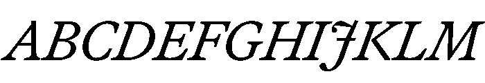 MartinaPlantijnVF Italic Font UPPERCASE