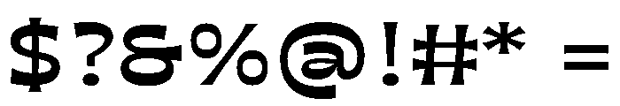 Maruder BlackWide Font OTHER CHARS