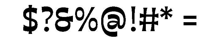 Maruder BoldNarrow Font OTHER CHARS