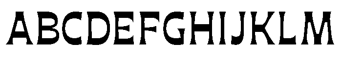 Maruder BoldNarrow Font UPPERCASE