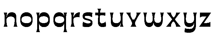 Maruder BoldNarrow Font LOWERCASE