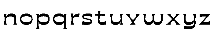 Maruder BoldWide Font LOWERCASE