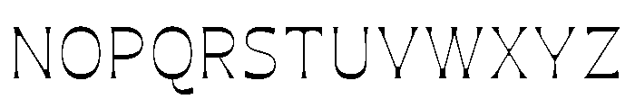 Maruder Light Font UPPERCASE