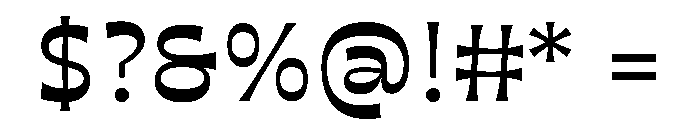 Maruder Medium Font OTHER CHARS