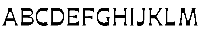 Maruder Medium Font UPPERCASE