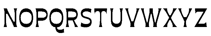 Maruder MediumNarrow Font UPPERCASE
