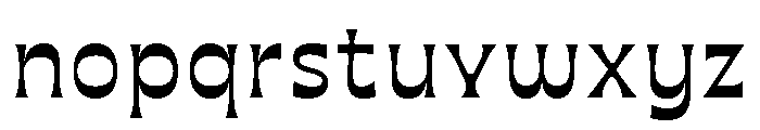 Maruder MediumNarrow Font LOWERCASE