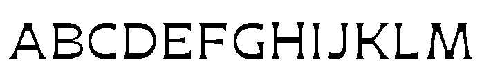 Maruder MediumWide Font UPPERCASE