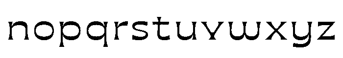 Maruder MediumWide Font LOWERCASE