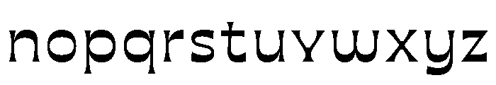 Maruder Medium Font LOWERCASE