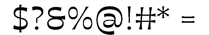 Maruder Regular Font OTHER CHARS