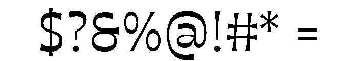 Maruder RegularNarrow Font OTHER CHARS