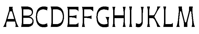 Maruder RegularNarrow Font UPPERCASE