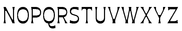 Maruder RegularNarrow Font UPPERCASE