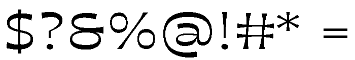 Maruder RegularWide Font OTHER CHARS