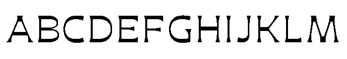 Maruder RegularWide Font UPPERCASE