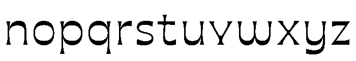 Maruder Regular Font LOWERCASE