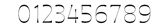 Maruder Thin Font OTHER CHARS