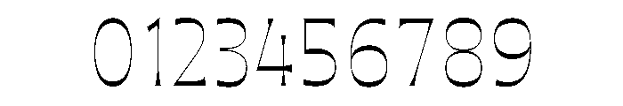 Maruder ThinNarrow Font OTHER CHARS