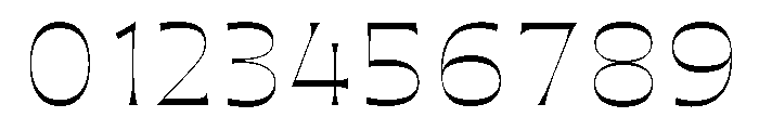 Maruder ThinWide Font OTHER CHARS