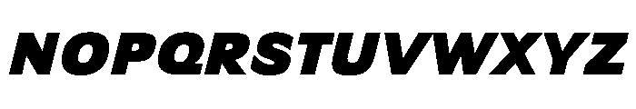 Maryhill BoldSlanted Instance Font UPPERCASE