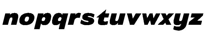 Maryhill BoldSlanted Instance Font LOWERCASE