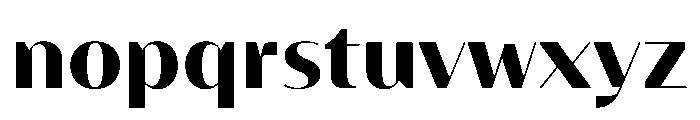 Maskul MaskulVAR Bold Extreme Instance Font LOWERCASE