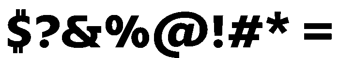 Maskul MaskulVAR Bold Low Instance Font OTHER CHARS