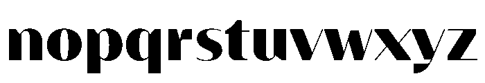 Maskul MaskulVAR ExtraBold Extreme Instance Font LOWERCASE