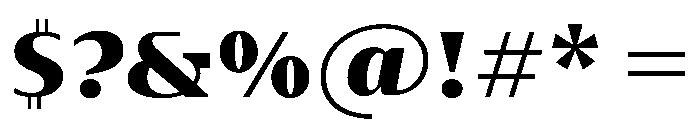 Maskul MaskulVAR ExtraBold High Instance Font OTHER CHARS