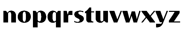 Maskul MaskulVAR ExtraBold High Instance Font LOWERCASE