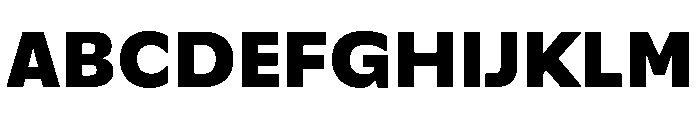 Maskul MaskulVAR ExtraBold Low Instance Font UPPERCASE