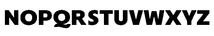 Maskul MaskulVAR ExtraBold Low Instance Font UPPERCASE