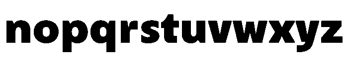 Maskul MaskulVAR ExtraBold Low Instance Font LOWERCASE