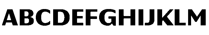 Maskul MaskulVAR ExtraBold Moderate Instance Font UPPERCASE