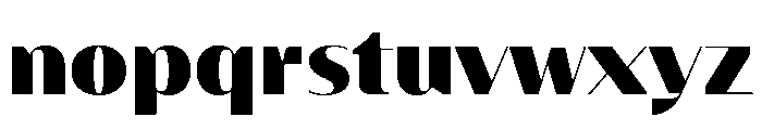 Maskul MaskulVAR Heavy Extreme Instance Font LOWERCASE