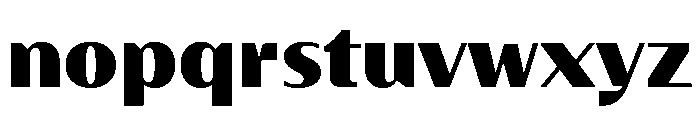 Maskul MaskulVAR Heavy High Instance Font LOWERCASE