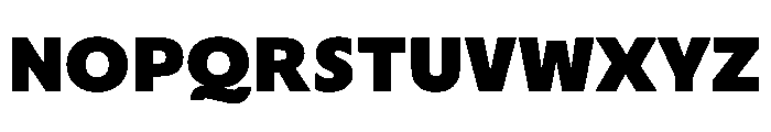 Maskul MaskulVAR Heavy Low Instance Font UPPERCASE