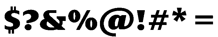 Maskul MaskulVAR Heavy Moderate Instance Font OTHER CHARS