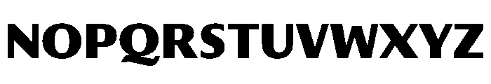 Maskul MaskulVAR Heavy Moderate Instance Font UPPERCASE