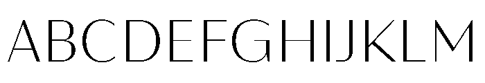 Maskul MaskulVAR Light High Instance Font UPPERCASE