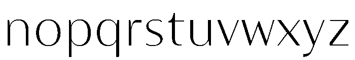 Maskul MaskulVAR Light High Instance Font LOWERCASE
