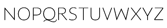 Maskul MaskulVAR Light Low Instance Font UPPERCASE