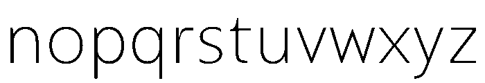 Maskul MaskulVAR Light Low Instance Font LOWERCASE
