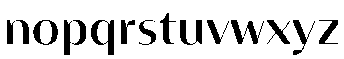 Maskul MaskulVAR Medium Extreme Instance Font LOWERCASE