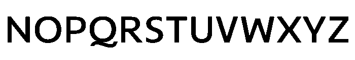 Maskul MaskulVAR Medium Low Instance Font UPPERCASE